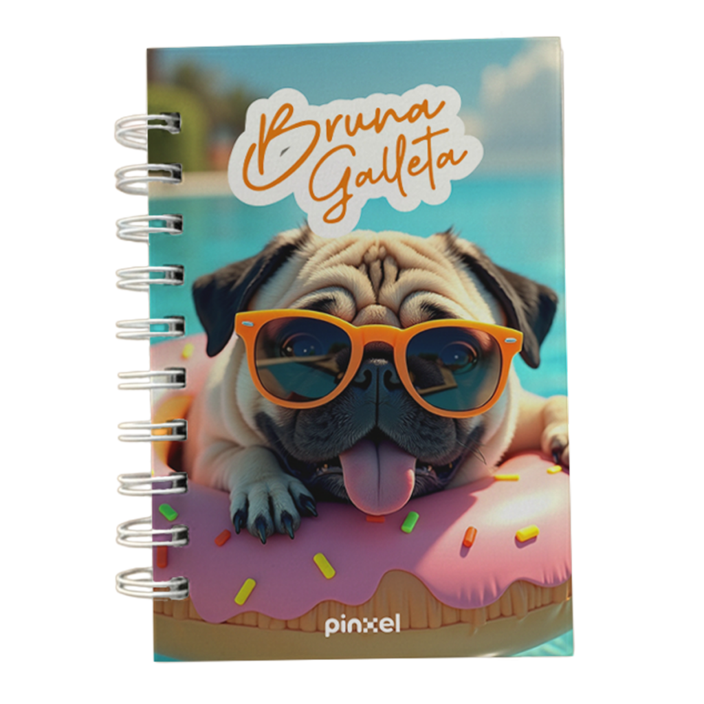 Registro veterinario personalizado Pinxel para perro o gato con portada personalizada